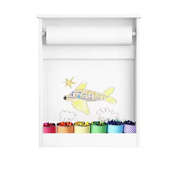 Suporte Tela Para Desenho Branco Em Mdf Branco [F031]