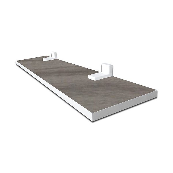 Prateleira Linha Furta-Cor Em Mdf Com Borda De Pvc Branco 30x20 cm