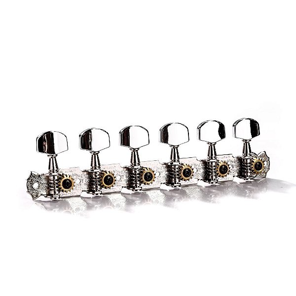 Tarraxa Para Guitarra Niquelada R6 Spirit J32-NI-R6 [F035]