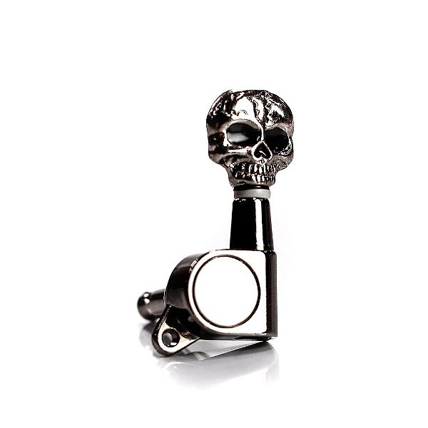 Tarraxa Para Guitarra Preto Perolado Caveira R6 Spirit [F035]