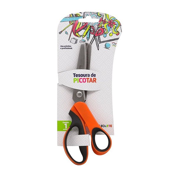Tesoura De Picotar Profissional Metal Grande Un Leo&leo [F112]