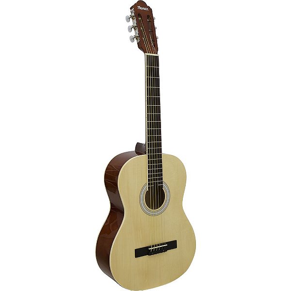 Violão Acústico De Aço Para Destros Com Tensor Tcg 390 A Natural Thomaz [F097]
