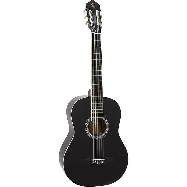 Violão Clássico De Nylon Para Destros Verniz Brilhante Com Tensor Tcg 200 Preto Cordoba [F097]