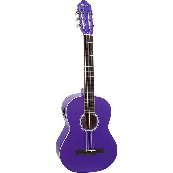 Violão Eletroacústico De Aço Tcg 390 A Eq Roxo Thomaz [F097]