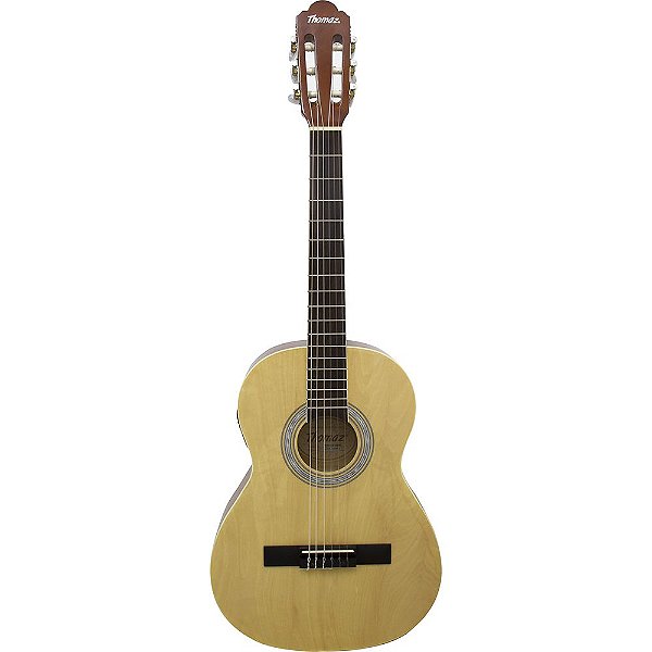 Violão Eletroacústico Kids De Nylon Tcg 360 Eq Natural Thomaz [F097]