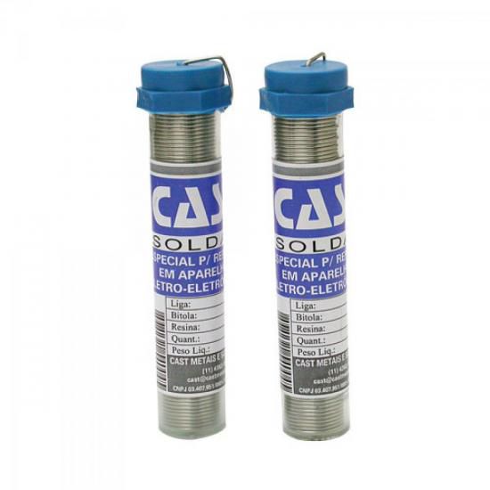 Solda em Tubo 63x34 25G Azul SOLDA CAST - CX / 36 [F002]