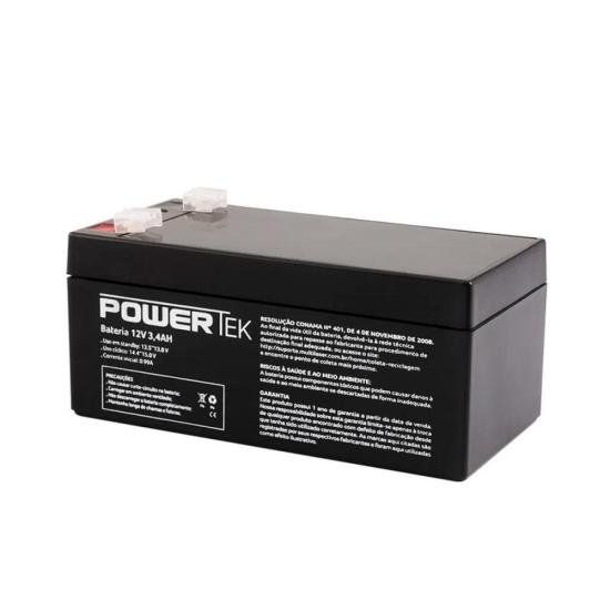 Bateria Selada 12V 3,4Ah EN008 Powertek [F002]