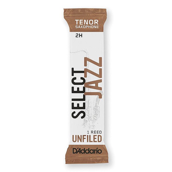 Palheta Sax Tenor 2H Unfiled (Unidade) D Addario Select Jazz [F035]