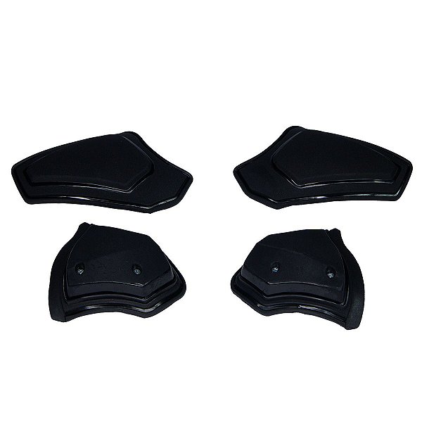 Raspador Texx Par Subs. Nylon Macacao Pista Preto P/ Cotovel [F016]