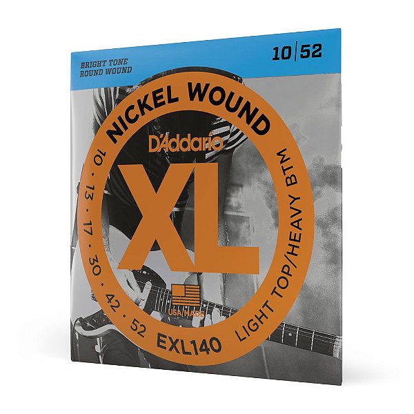 Encordoamento Guitarra 10-52 D Addario XL Nickel EXL140 [F035]