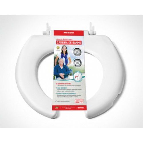 Assento Sanitario Aberto P/ Cadeira Higienica Mebuki [F083]