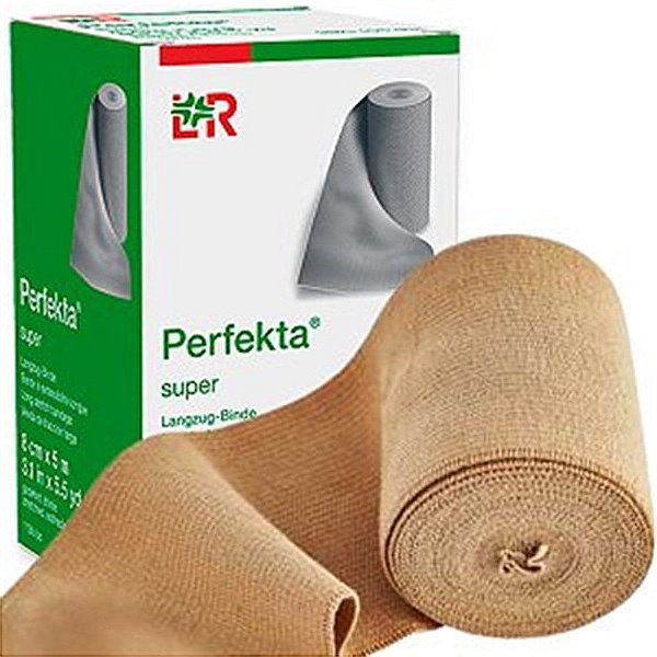 Bandagem De Longo Estiramento Lohmann & Rauscher Perfekta Super 10cm X 5m [F083]