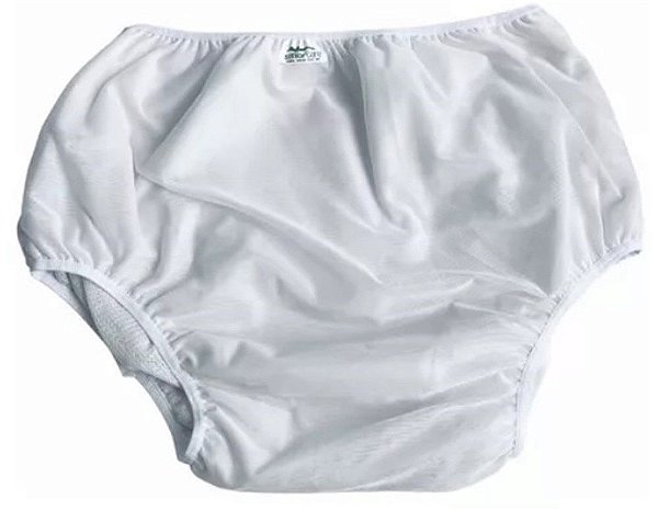Calça Plastica Luxo Sem Botao (branco) Tam M 44/46 - Senior Care [F083]
