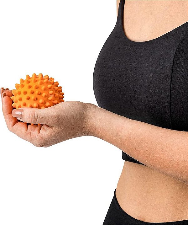 Bola De Massagem Laranja 7,5cm Hidrolight Fl27a [F083]
