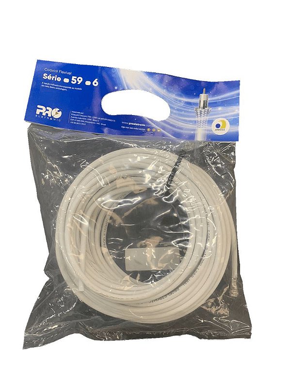 Kit De Instalacao - Cabo Rg59 20 Metros - Ktin-5920 [F083]