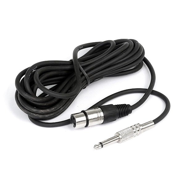 Microfone Com Fio Profissional Ls58 Chumbo, Acompanha Cabo De 5 Metros [F083]