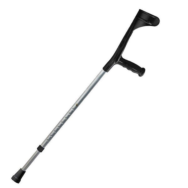 Muleta Canadense Braçadeira Fixa Preta Alo Mc Tam G 1un [F083]