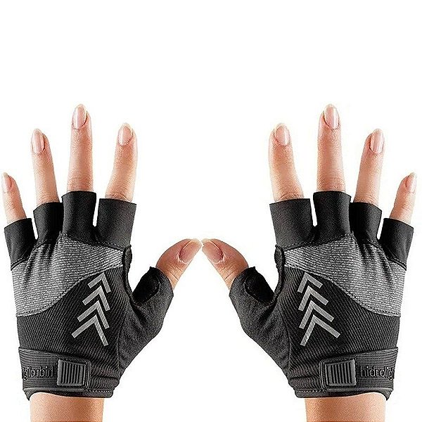 Luva Ciclismo Balance Preto/cinza M Hidrolight H95_5 [F083]