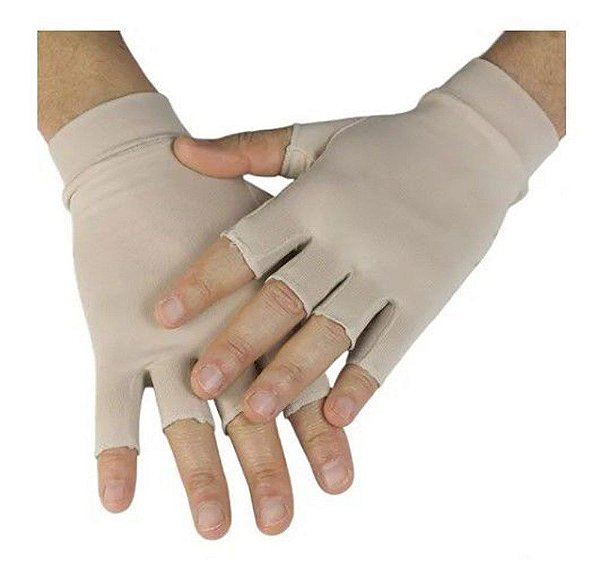 Luva Curta Com Protecao Uv Chocolate Gg New Form 81001 [F083]