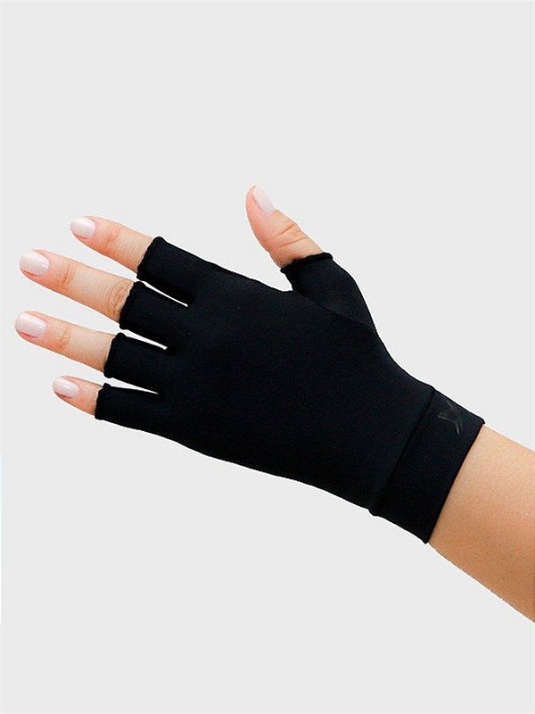 Luva Curta Com Protecao Uv Preto Gg New Form 81001 [F083]