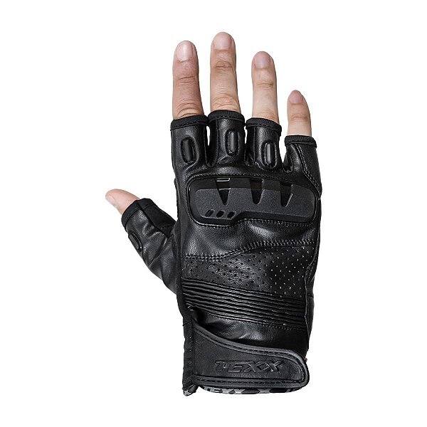 Luva Texx Phanter Meio Dedo Pret Xxxxl 4xl [F016]