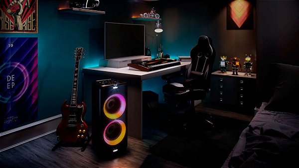 Caixa De Som Bluetooth Philips Party Tax5206/78, 160w, Com Luz De Festa, Preta [F083]