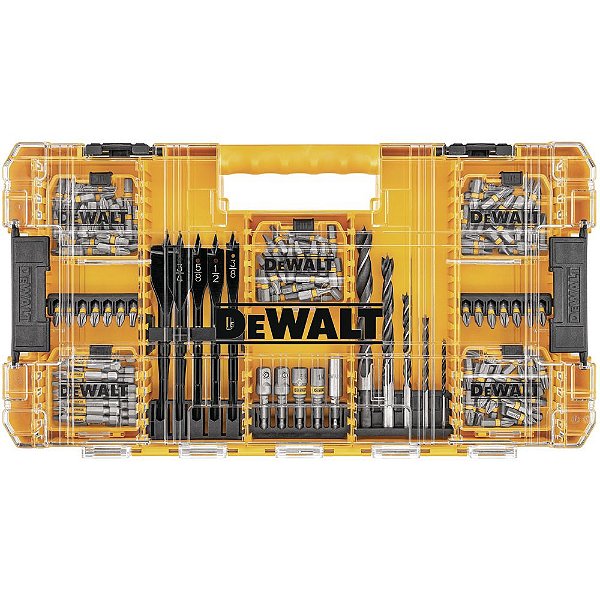 Kit De Bits E Brocas Maxfit Tstak Toughcase Com 160 Pcs - Dwamf160 - Dewalt [F083]
