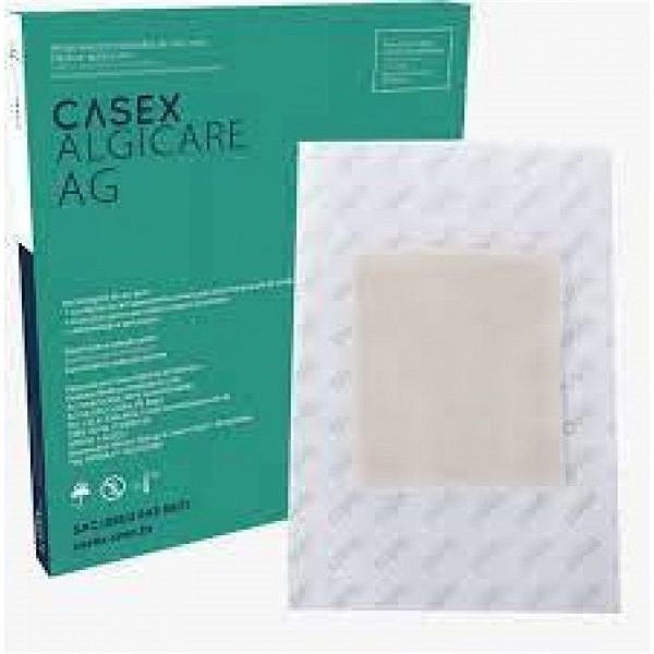 Curativo Alginato Com Prata Algicare Ag 10,0 X 10,0cm Casex 1un [F083]