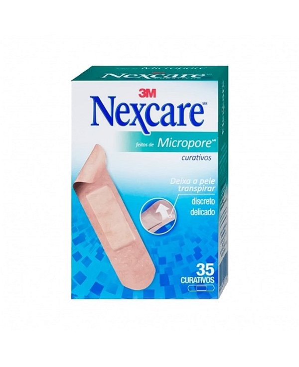 Curativo Microporoso Bege Com 35un Nexcare [F083]