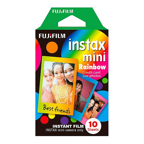 Filme Instax Mini Rainbow Com 10 Fotos - Fujifilm [F118]
