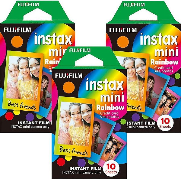 Filme Instax Mini Rainbow Com 30 Fotos - Fujifilm [F118]