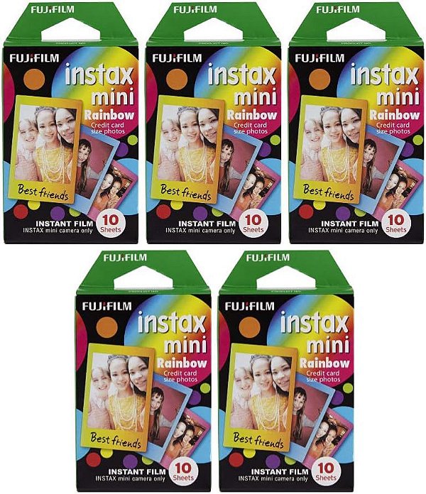 Filme Instax Mini Rainbow Com 50 Fotos - Fujifilm [F118]