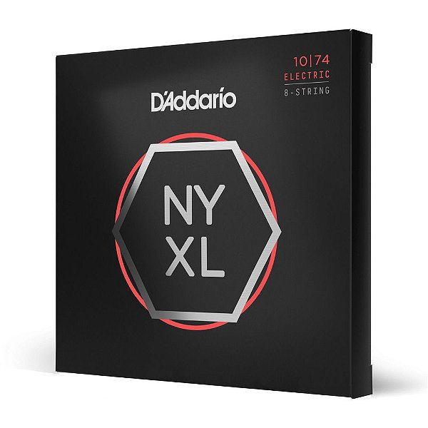 Encordoamento Guitarra 8 Cordas 10-74 DAddario NYXL1074 [F035]
