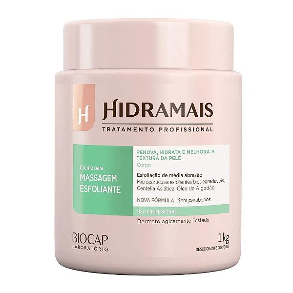 Creme Massagem Esfoliante Media 1kg Hidramais [F083]