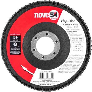 Disco Flap Conico 4.1/2" G 40 (c.fibra) 954 [F083]