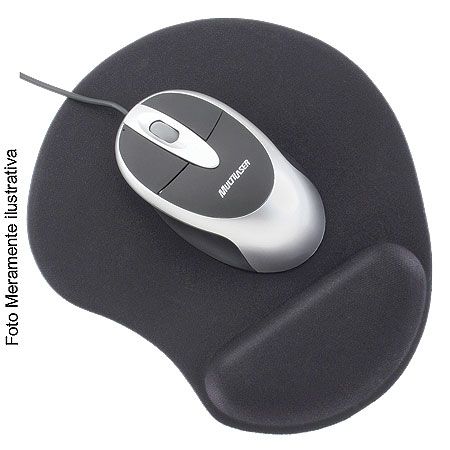 Mouse Pad Gel Preto Ac024 [F083]