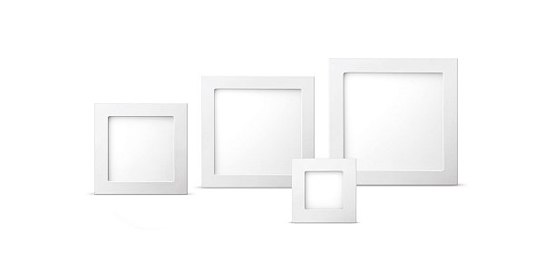 Luminaria Led 12w Sobrepor Quadrado 6500k Elgin [F083]