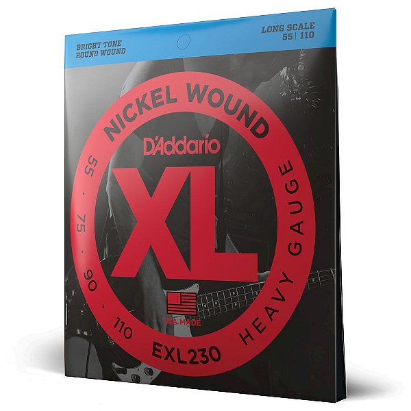 Encordoamento Baixo 4C 55-110 D Addario XL Nickel EXL230 [F035]