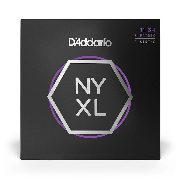 Encordoamento Para Guitarra 7C 11-64 D Addario NYXL1164 [F035]