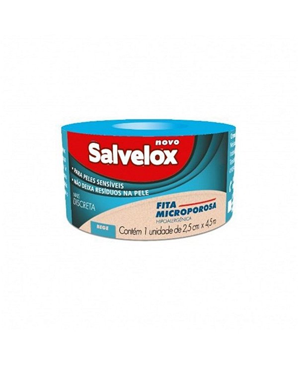 Micropore Bege 2.5cm X 4.5m Salvelox [F083]