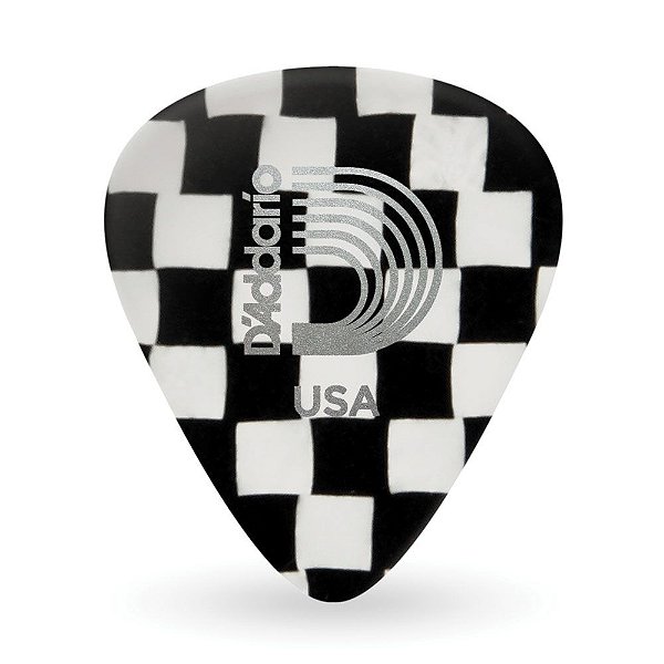 Palheta Celulóide Xadrez 1.0mm Pesada D Addario 1CCB6-10 [F035]