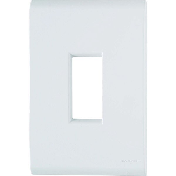 Placa 1 Posto Vertical 4x2 Liz Branca Tramontina 57106003 [F083]