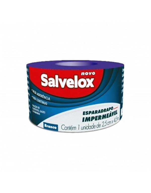 Esparadrapo Impermeavel 2.5cm X 4.5m Salvelox [F083]