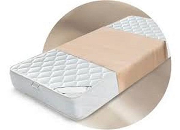 Protetor Travessa Meio Corpo 1,60 X 1,00 Solt Pvc Silic. Bege Senior Care [F083]