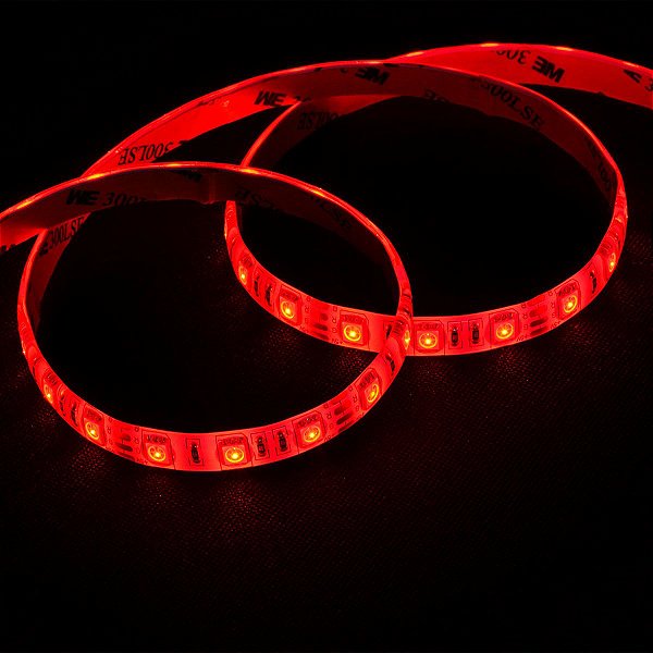 Fita De Led Vx Gaming Rgb Com Controlador Conexão Molex 60 Pontos De Led 1 Metro - Lrm1 [F083]