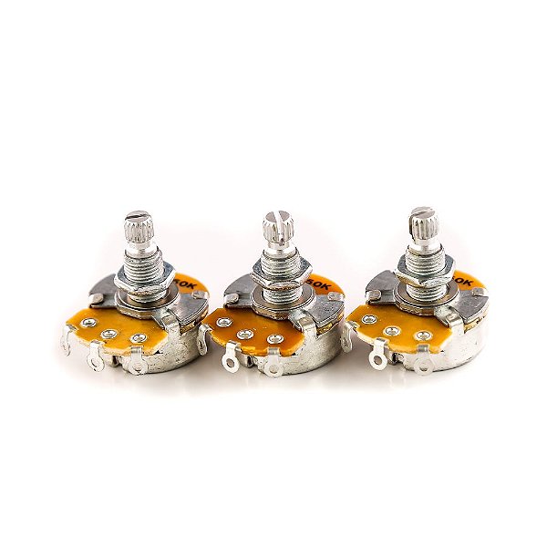 Potenciômetro Instrumentos (3 Unidades) Spirit VL2418H-A250K [F035]