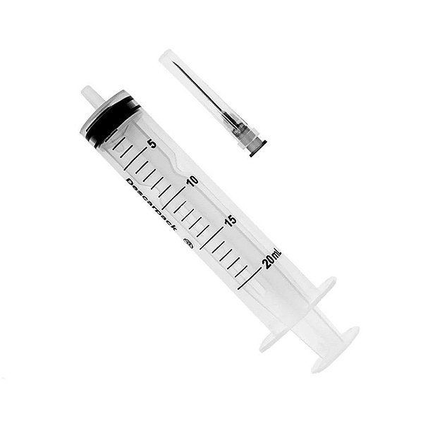 Seringa 20ml 25x7 Luer Slip Descarpack [F083]