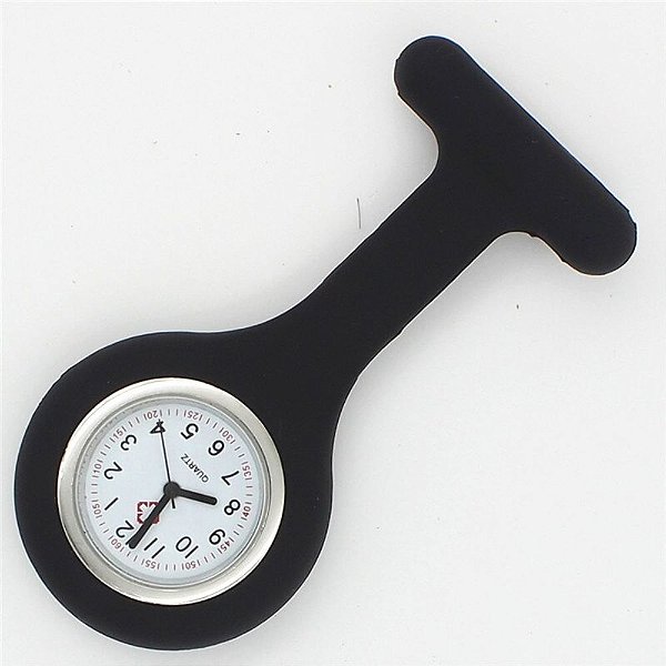 Relogio De Lapela Preto Supermedy [F083]