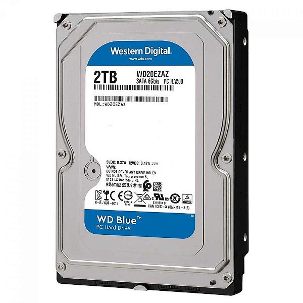 Hd 2tb Wd Blue 3,5'' 5400rpm Sata Iii Wd20ezaz [F083]