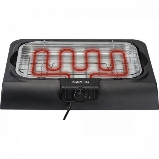 Churrasqueira Elétrica Agratto CH2-01 Mr.Cheff Preta 127v [F002]